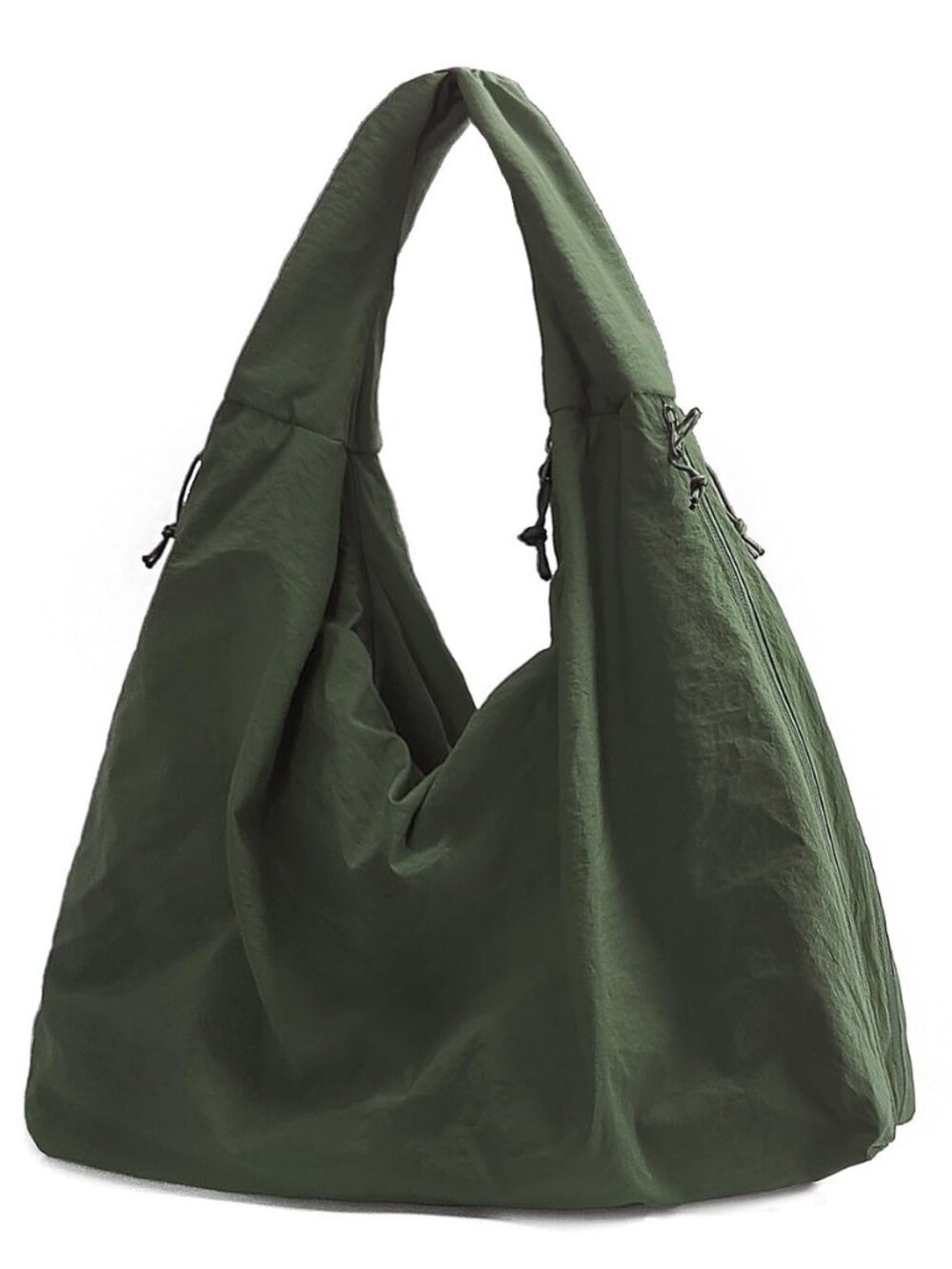 Large Nylon Hobo Bag Women Crescent Shoulder Bag Vintage Tote Bag Casual Shopper